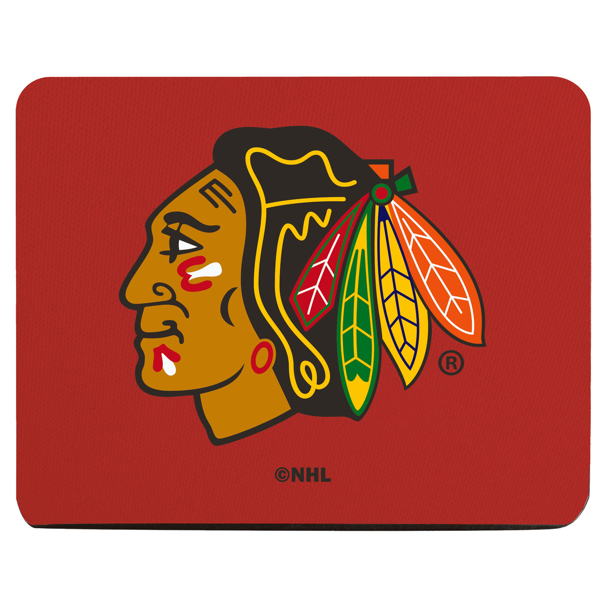 Logo Mousepad, Press Sublimation, Chicago Blackhawks