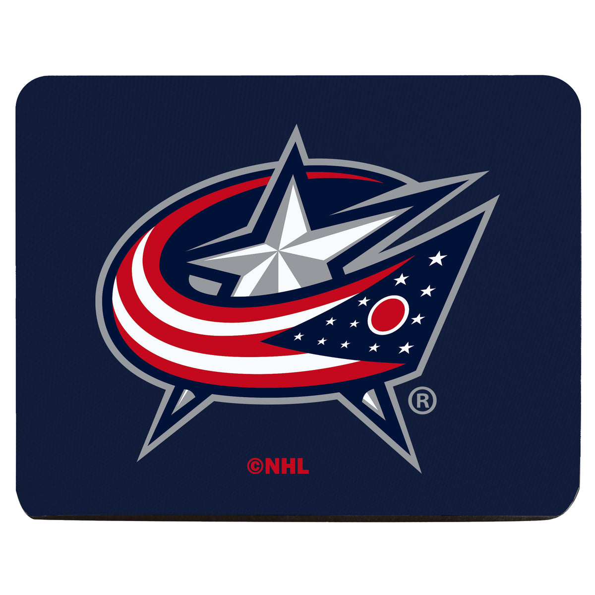Logo Mousepad, Press Sublimation, Columbus Blue Jackets