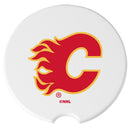 2pk Ceramic Travel Coaster Set, Flatbed Print, Calgary Flames