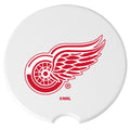 2pk Ceramic Travel Coaster Set, Flatbed Print, Detroit Red Wings