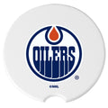 2pk Ceramic Travel Coaster Set, Flatbed Print, Edmonton Oilers