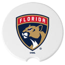 2pk Ceramic Travel Coaster Set, Flatbed Print, Florida Panthers