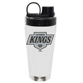 22oz White Stainless Steel Beverage Blender Bottle, Direct Print, Los Angeles Kings