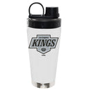 22oz White Stainless Steel Beverage Blender Bottle, Direct Print, Los Angeles Kings