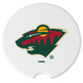 2pk Ceramic Travel Coaster Set, Flatbed Print, Minnesota Wild