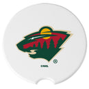 2pk Ceramic Travel Coaster Set, Flatbed Print, Minnesota Wild