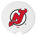 2pk Ceramic Travel Coaster Set, Flatbed Print, New Jersey Devils