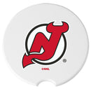 2pk Ceramic Travel Coaster Set, Flatbed Print, New Jersey Devils