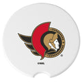 2pk Ceramic Travel Coaster Set, Flatbed Print, Ottawa Senators