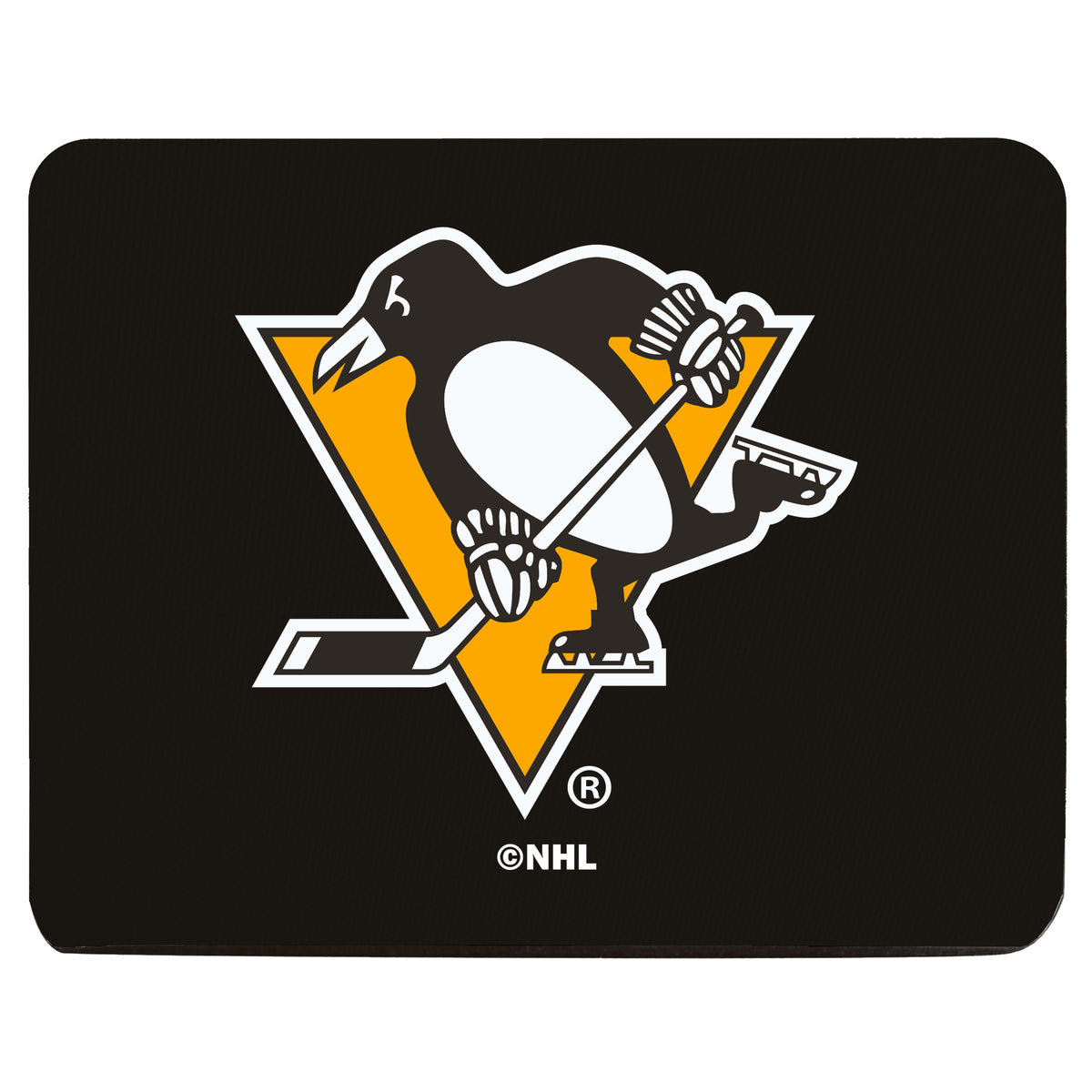 Logo Mousepad, Press Sublimation, Pittsburgh Penguins