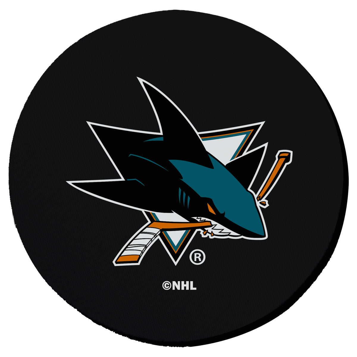 4pc Neoprene Coaster Set, Press Sublimation, San Jose Sharks