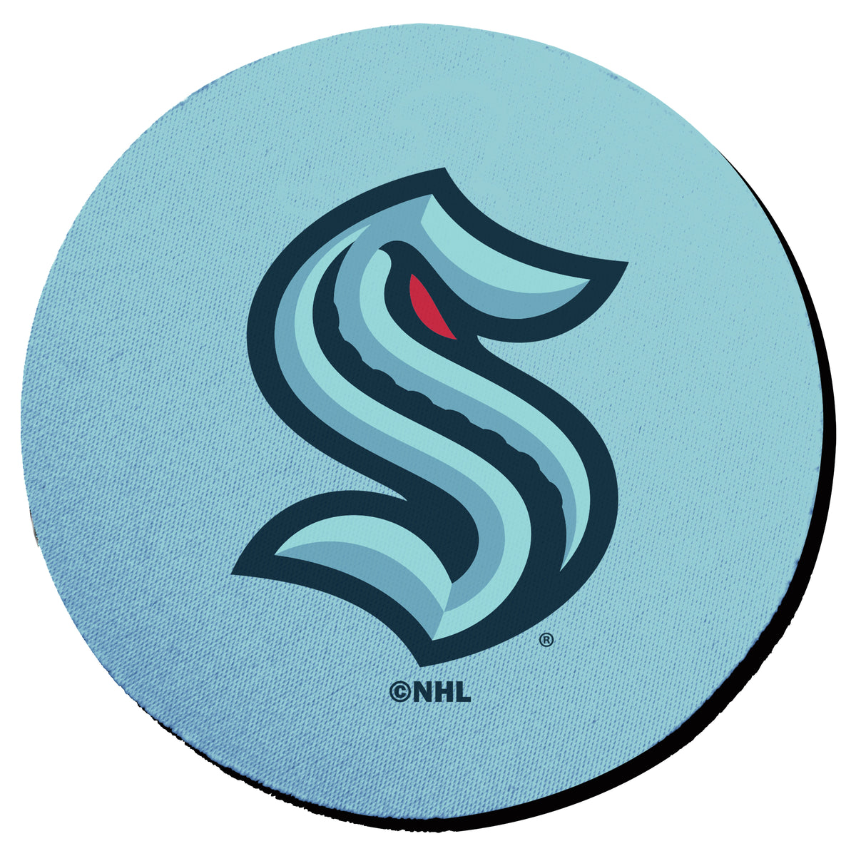 4pc Neoprene Coaster Set, Press Sublimation, Seattle Kraken