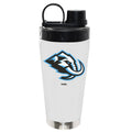 22oz White Stainless Steel Beverage Blender Bottle, Direct Print, Utah Mammoth
