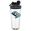 24oz White Stainless Steel Beverage Shaker Bottle, Direct Print, Utah Mammoth