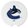 2pk Ceramic Travel Coaster Set, Flatbed Print, Vancouver Canucks