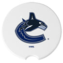 2pk Ceramic Travel Coaster Set, Flatbed Print, Vancouver Canucks