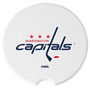 2pk Ceramic Travel Coaster Set, Flatbed Print, Washington Capitals
