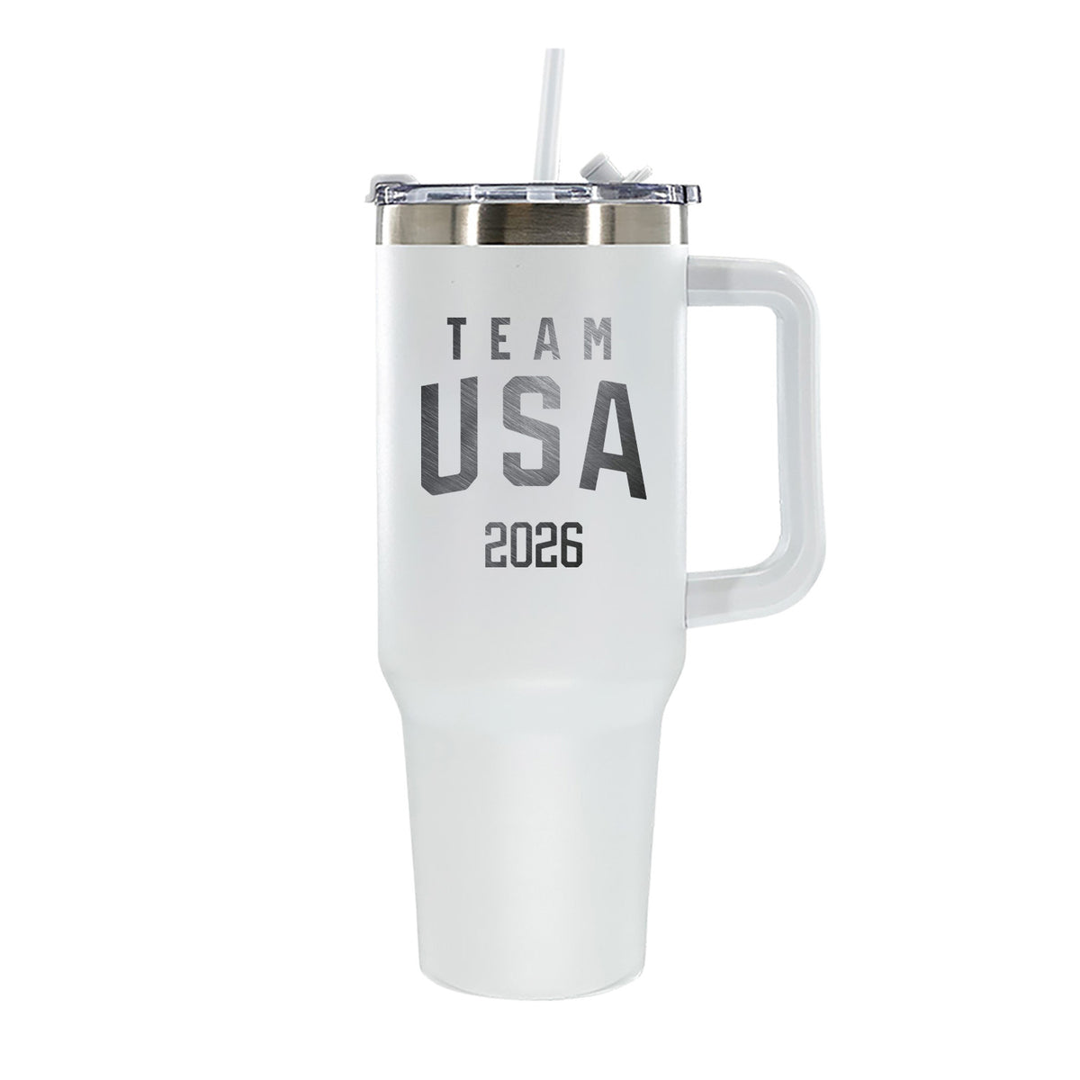 40oz Stainless Steel Colossal Tumbler, Etched, Team USA 2026 Wordmark Design, Team USA