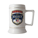 28oz Ceramic Stein, Gold Crest Hockey 2026 Design, Team USA