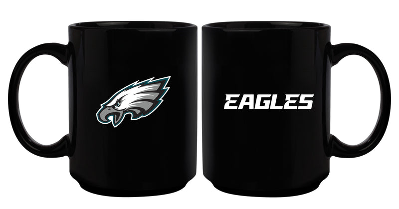15oz Black Ceramic Mug | Philadelphia Eagles