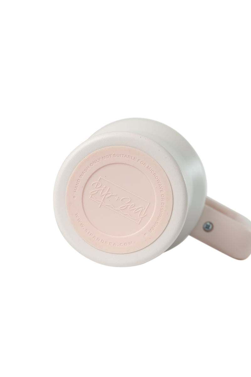 50oz. Tumbler with Handle and Straw Lid | Pink Sand