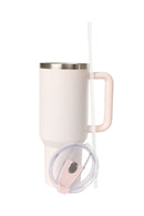 50oz. Tumbler with Handle and Straw Lid | Pink Sand