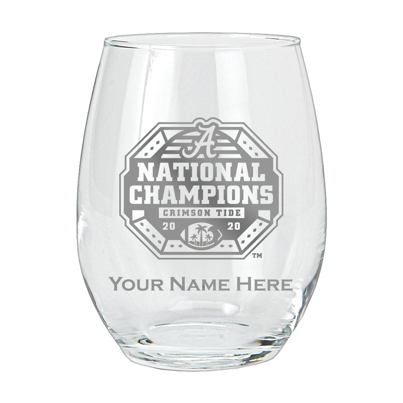 2020 NCAA Champs 15oz Personalized Stemless Tumbler - Alabama
AL, COL, engraving, OldProduct, Personalized_Personalized
The Memory Company
