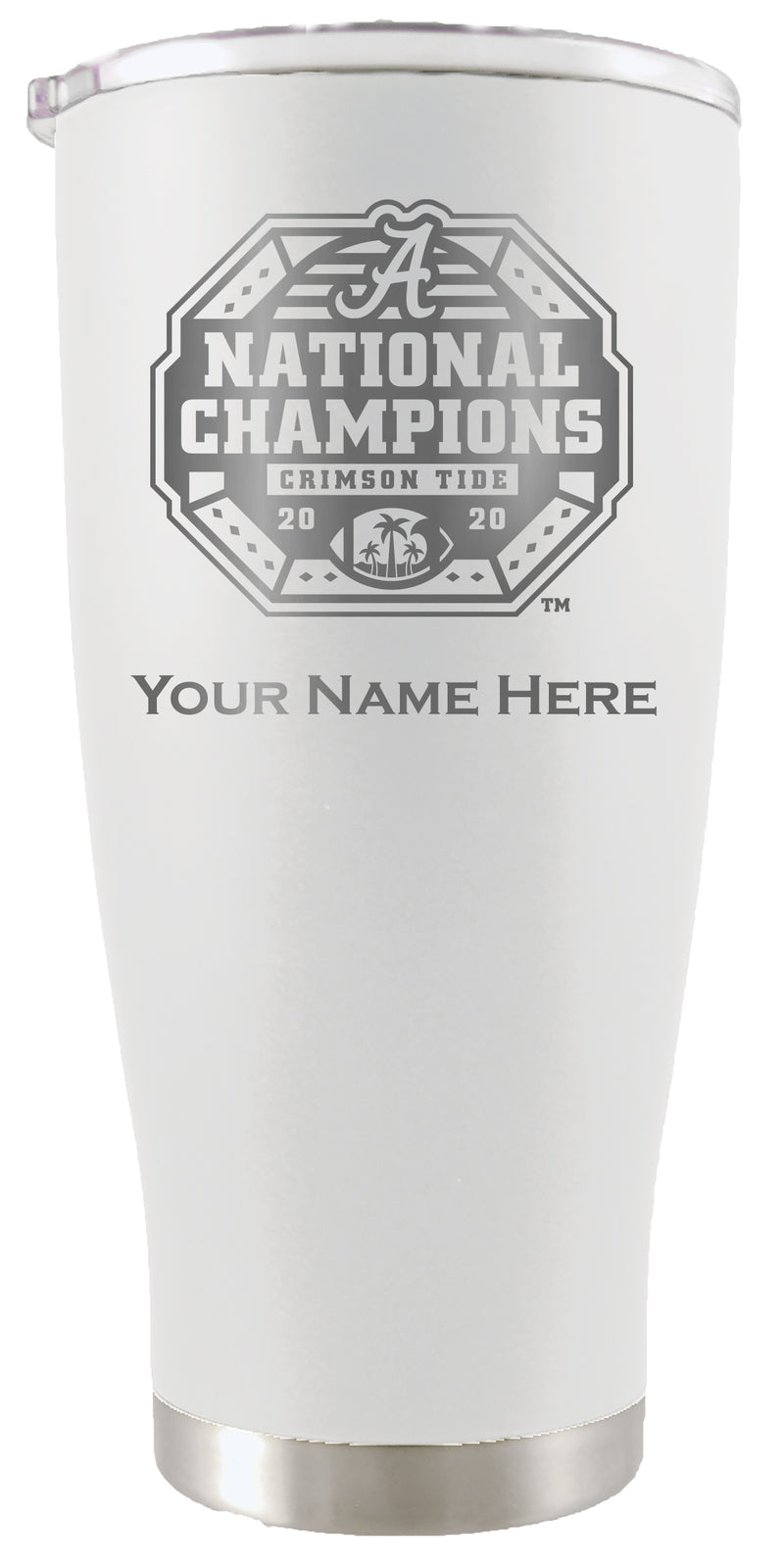 2020 NCAA Champs Personalized 20oz White Stainless Steel Tumbler - Alabama
AL, COL, engraving, OldProduct, Personalized_Personalized
The Memory Company