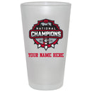 17oz Personalized Frosted Mixing Glass | 2021 National Champion Georgia Bulldogs
