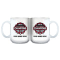 15oz Personalized White Sublimated Mug | 2021 National Champion Georgia Bulldogs