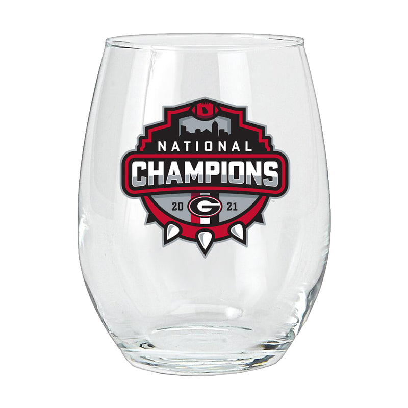 15oz Stemless Wine Glass | 2021 National Champion