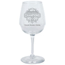 15oz Personalized Etched Stemmed Wine Glass | 2021 National Champion Georgia Bulldogs