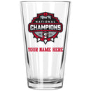17oz Personalized Mixing Glass | 2021 National Champion Georgia Bulldogs