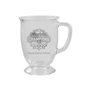 16oz Personalized Etched Café Glass | 2021 National Champion Georgia Bulldogs