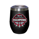 12oz Black Stainless Steel Stemless Tumbler | 2021 National Champion