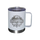 12oz White Etched Stainless Steel Lowball with Handle | 2021 National Champion