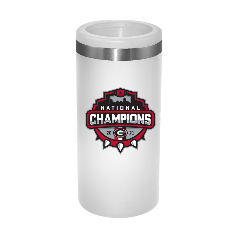 White Stainless Steel Slim Can Holder | 2021 National Champion