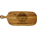 Personalized Acacia Paddle Cutting & Serving Board | 2021 National Champion Georgia Bulldogs