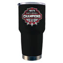 30oz Black Stainless Steel Tumbler | 2021 National Champion
