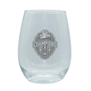 15oz Etched Stemless Wine Glass | 2022 National Champion Georgia Bulldogs