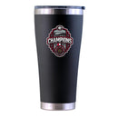 30oz Black Direct Print Stainless Steel Tumbler | 2022 National Champion Georgia Bulldogs