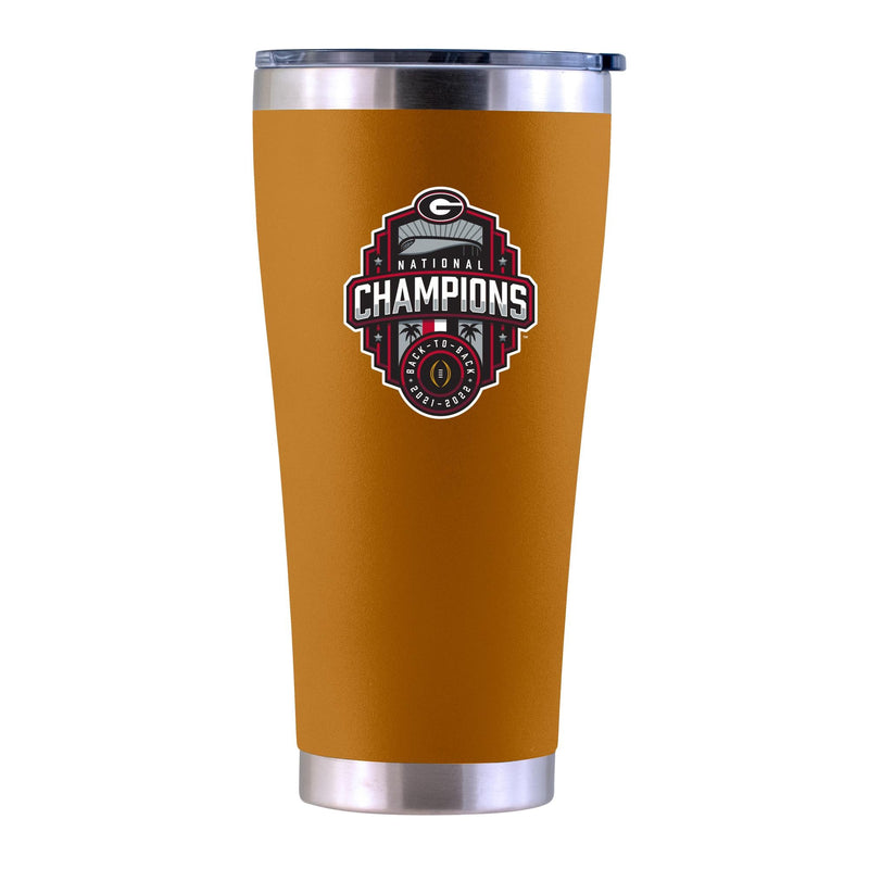 30oz Canyon Direct Print Stainless Steel Tumbler | 2022 National Champion Georgia Bulldogs