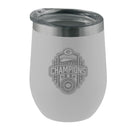 16oz White Etched Stainless Steel Tumbler | 2022 National Champion Georgia Bulldogs