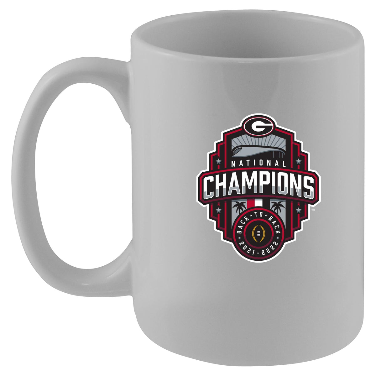 15oz White Mug | 2022 National Champion Georgia Bulldogs