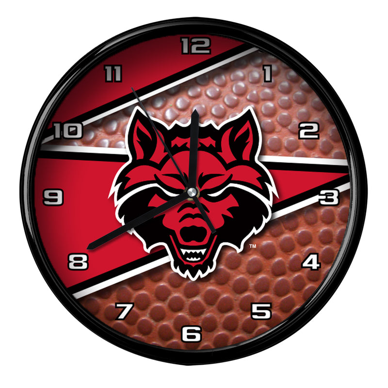 Arkansas State University Football Clock
AKS, Arkansas, Arkansas State, Arkansas State University, Clock, Clocks, COL, CurrentProduct, Home Decor, Home&Office_category_All, red wolves
The Memory Company