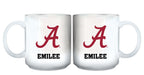 11oz White Personalized Ceramic Mug | Alabama Crimson Tide AL, Alabama Crimson Tide, COL, CurrentProduct, Custom Drinkware, Drinkware_category_All, Gift Ideas, Personalization, Personalized_Personalized 194207464816 $20.11
