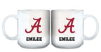 11oz White Personalized Ceramic Mug | Alabama Crimson Tide AL, Alabama Crimson Tide, COL, CurrentProduct, Custom Drinkware, Drinkware_category_All, Gift Ideas, Personalization, Personalized_Personalized 194207464816 $20.11