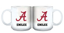 11oz White Personalized Ceramic Mug | Alabama Crimson Tide AL, Alabama Crimson Tide, COL, CurrentProduct, Custom Drinkware, Drinkware_category_All, Gift Ideas, Personalization, Personalized_Personalized 194207464816 $20.11