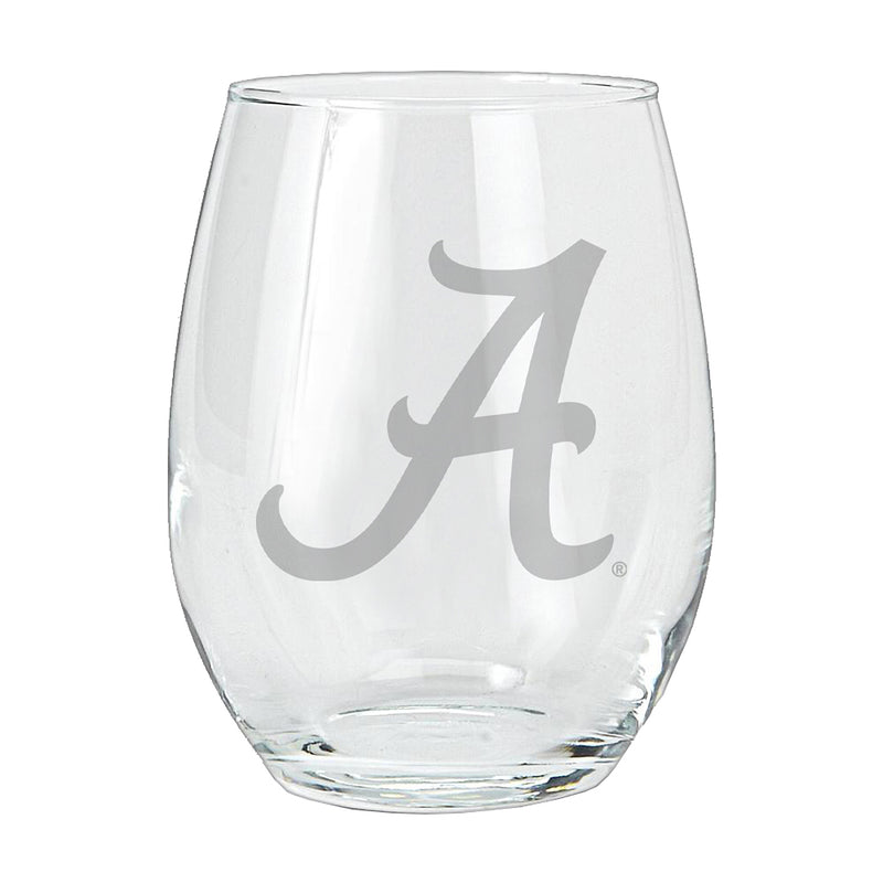 15oz Etched Stemless Tumbler | Alabama Crimson Tide AL, Alabama Crimson Tide, COL, CurrentProduct, Drinkware_category_All 194207264522 $12.49