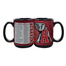 11oz Black Schedule Mug | Alabama Crimson Tide AL, Alabama Crimson Tide, COL, OldProduct 687746087887 $11